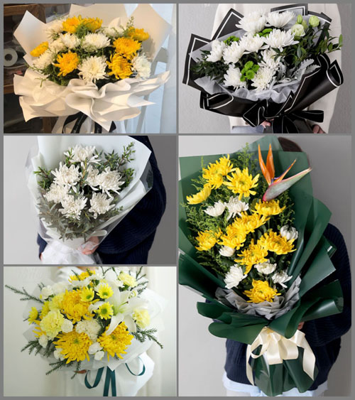 黑龙江鸡西虎林市白事花束代送